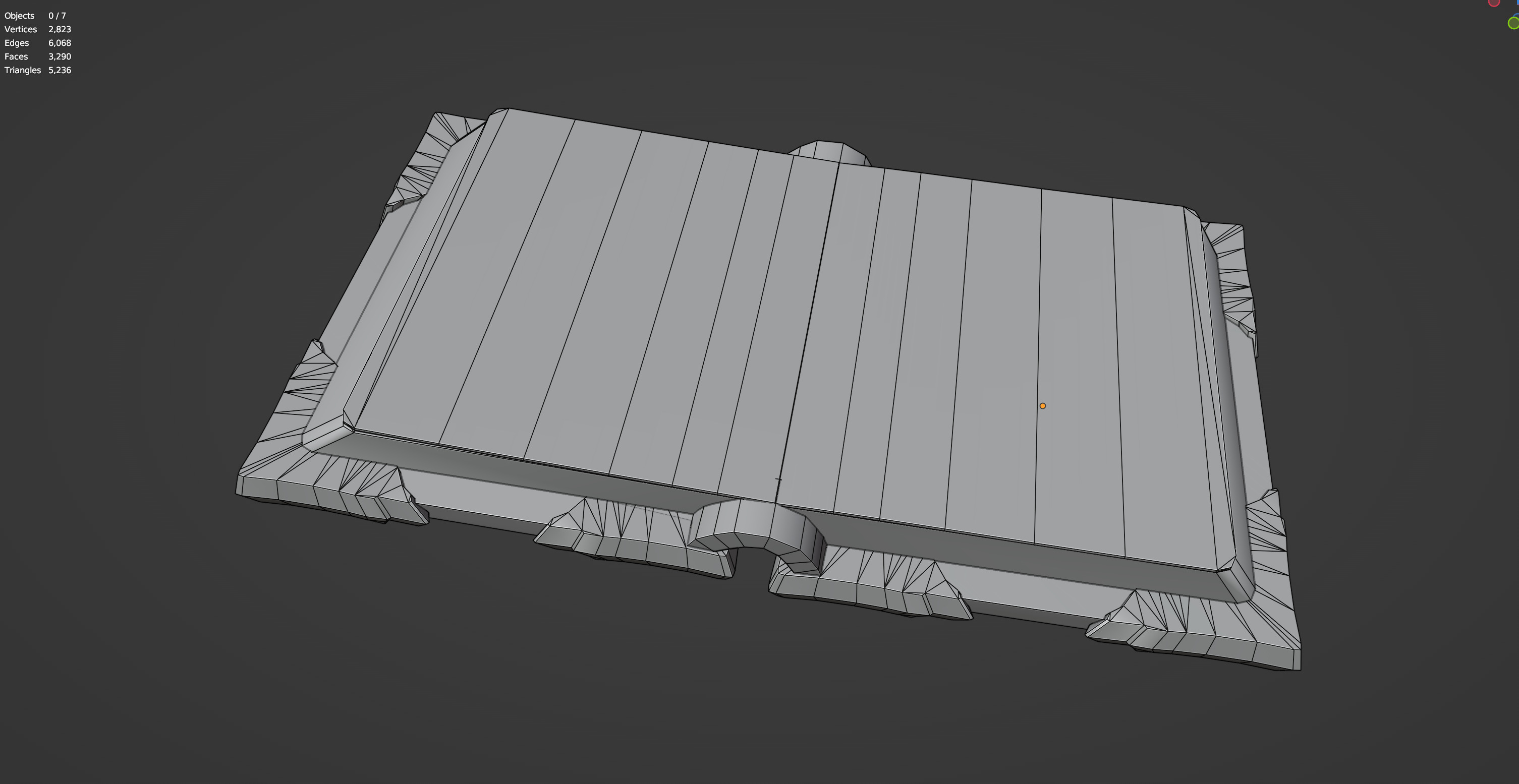 Lowpoly Stylized Ice Magic Spellbook Animated and GameReady Low-poly 3D model_7