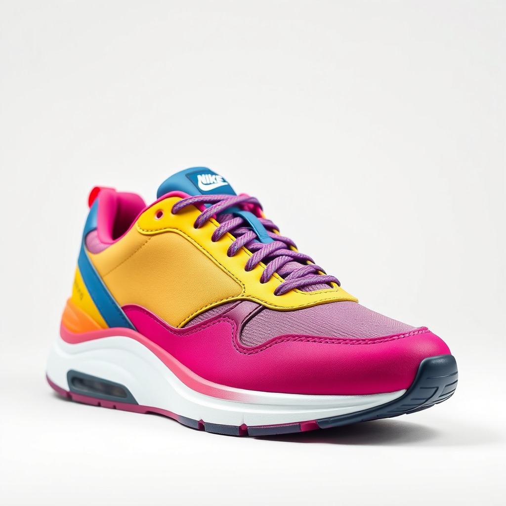 Vibrant Sneaker D Model Pack Low-poly 3D model_4