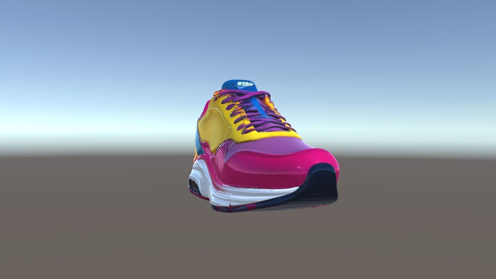 Vibrant Sneaker D Model Pack Low-poly 3D model_5