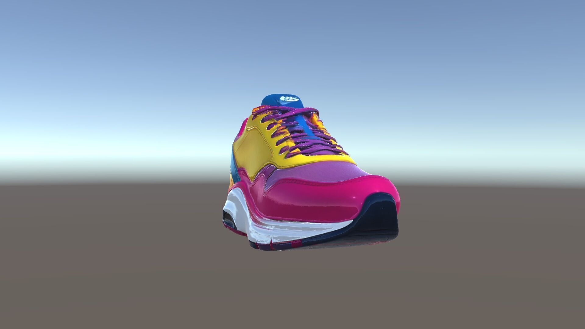 Vibrant Sneaker D Model Pack Low-poly 3D model_17