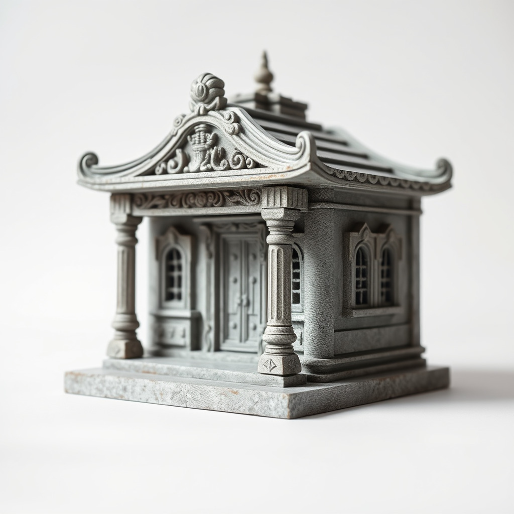 Ornate Pavilion Architectural Model Pack Low-poly 3D model_4