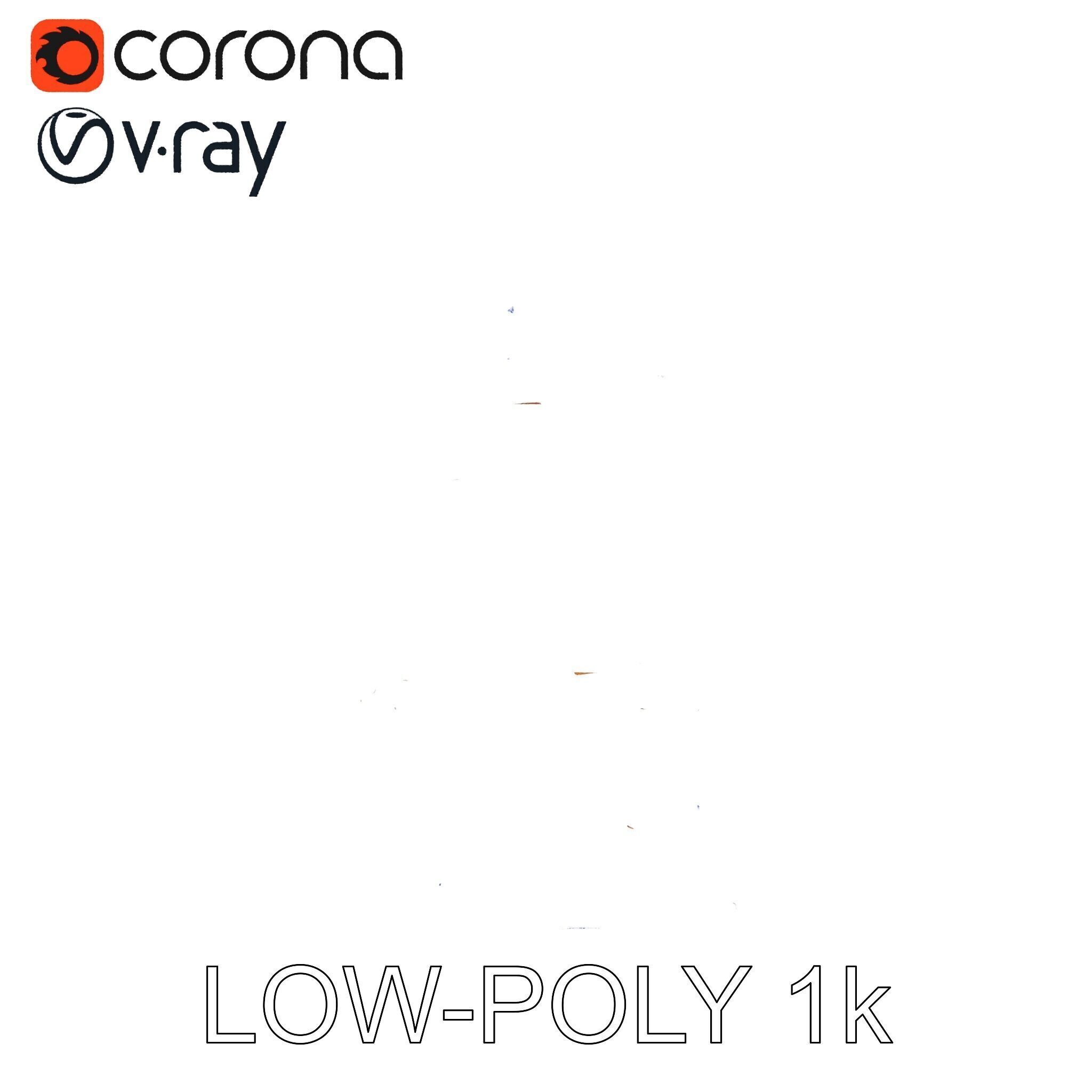 Traditional Pagoda Model Pack for Architectural Visualization Low-poly 3D model_27