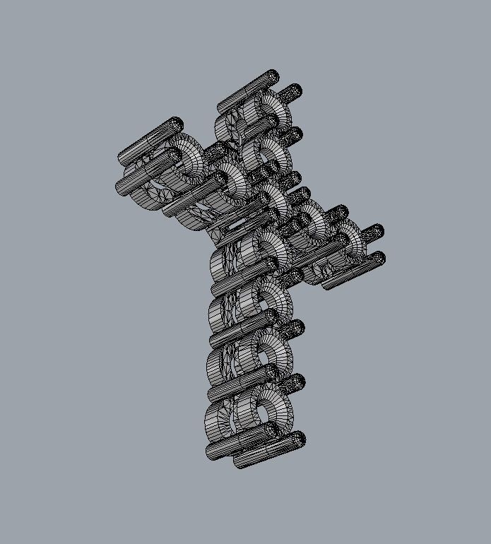 Gemstone or Diamond Crosses - 3 Sizes 3D Model Collection_10