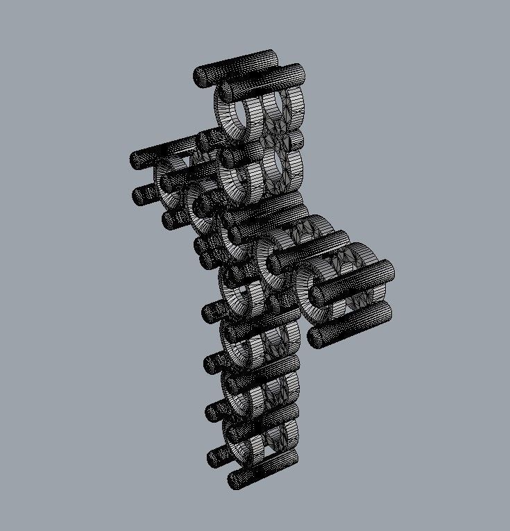 Gemstone or Diamond Crosses - 3 Sizes 3D Model Collection_23