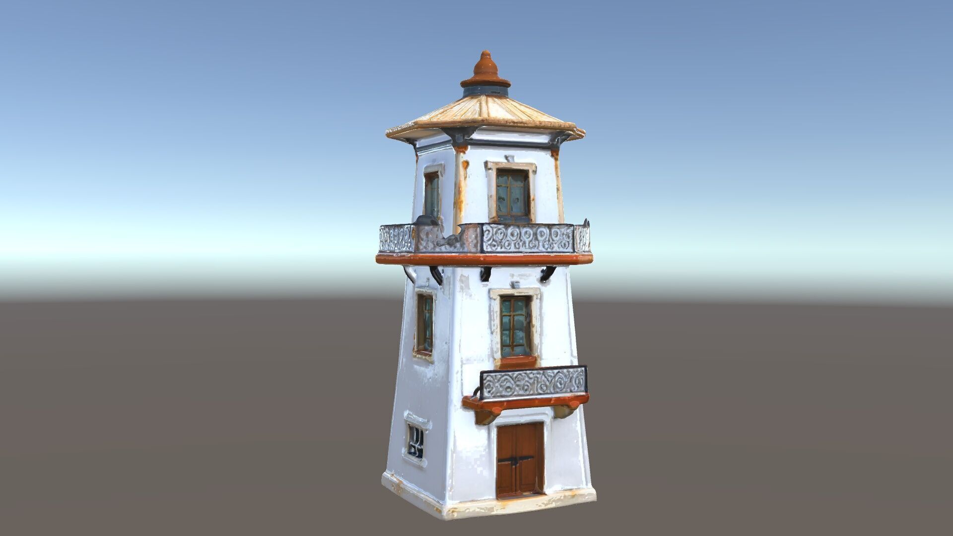 Lighthouse Structure Model Pack for Architectural Visualization Low-poly 3D model_5