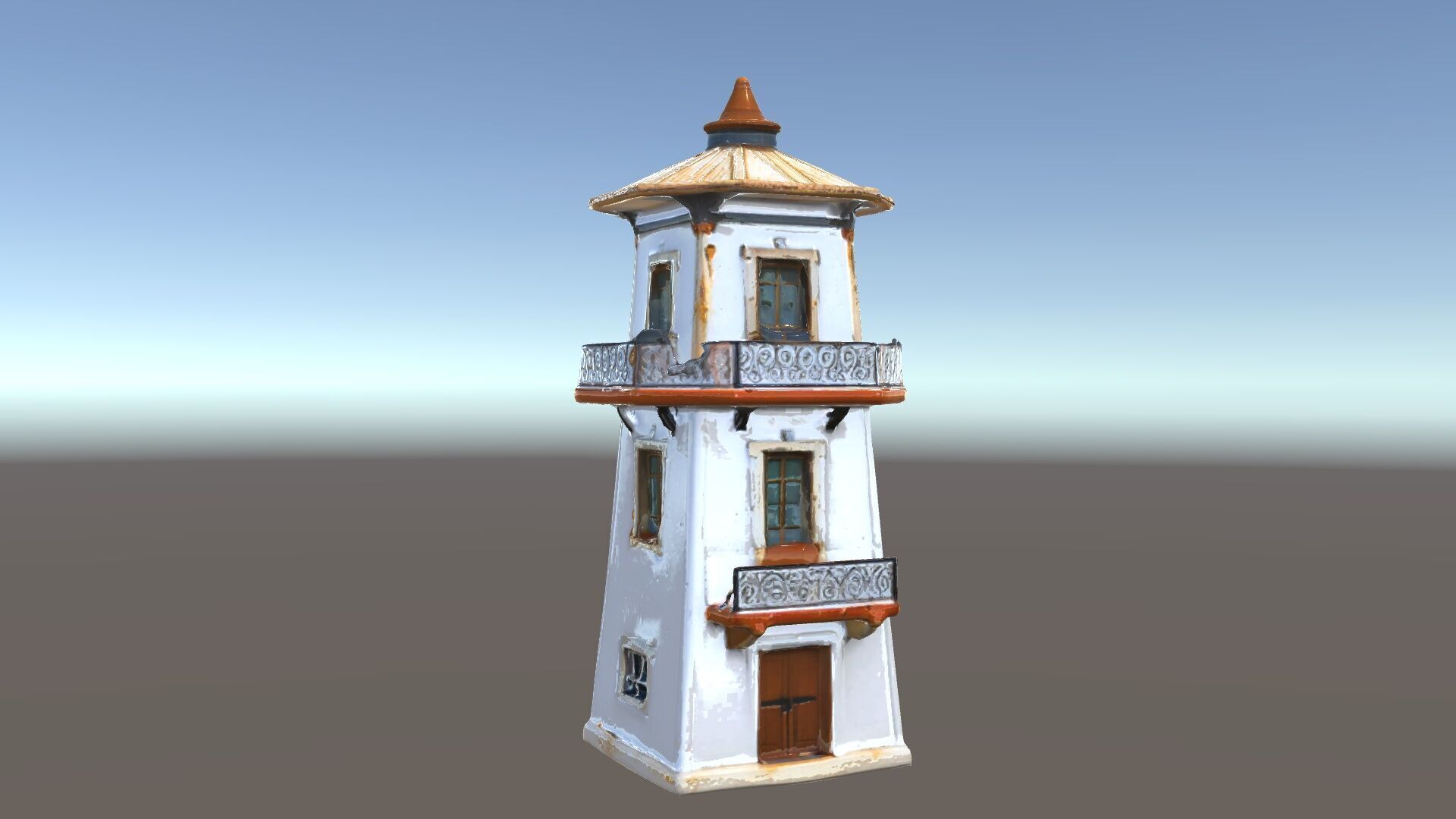 Lighthouse Structure Model Pack for Architectural Visualization Low-poly 3D model_9