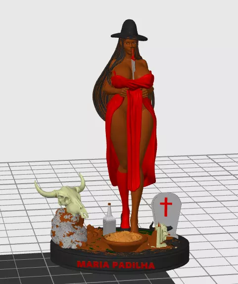 Maria padilha 3D print model_0