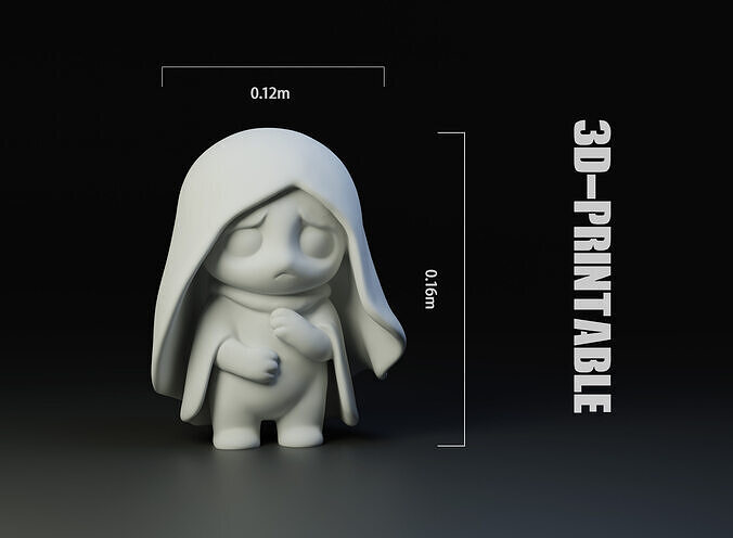 minimal sad miniature  Free 3D print model
