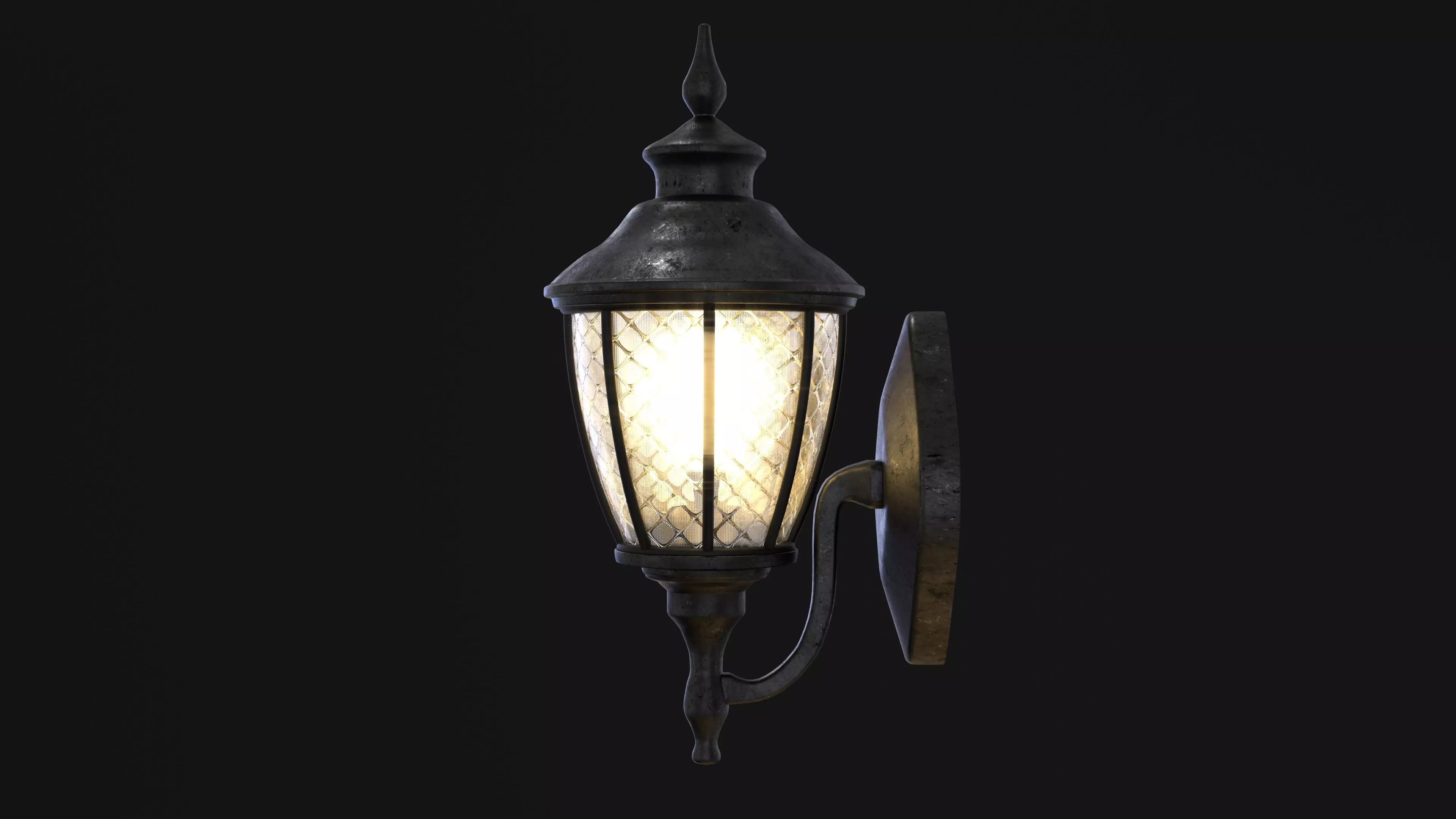 Wall Light 3D Model 3D model_1