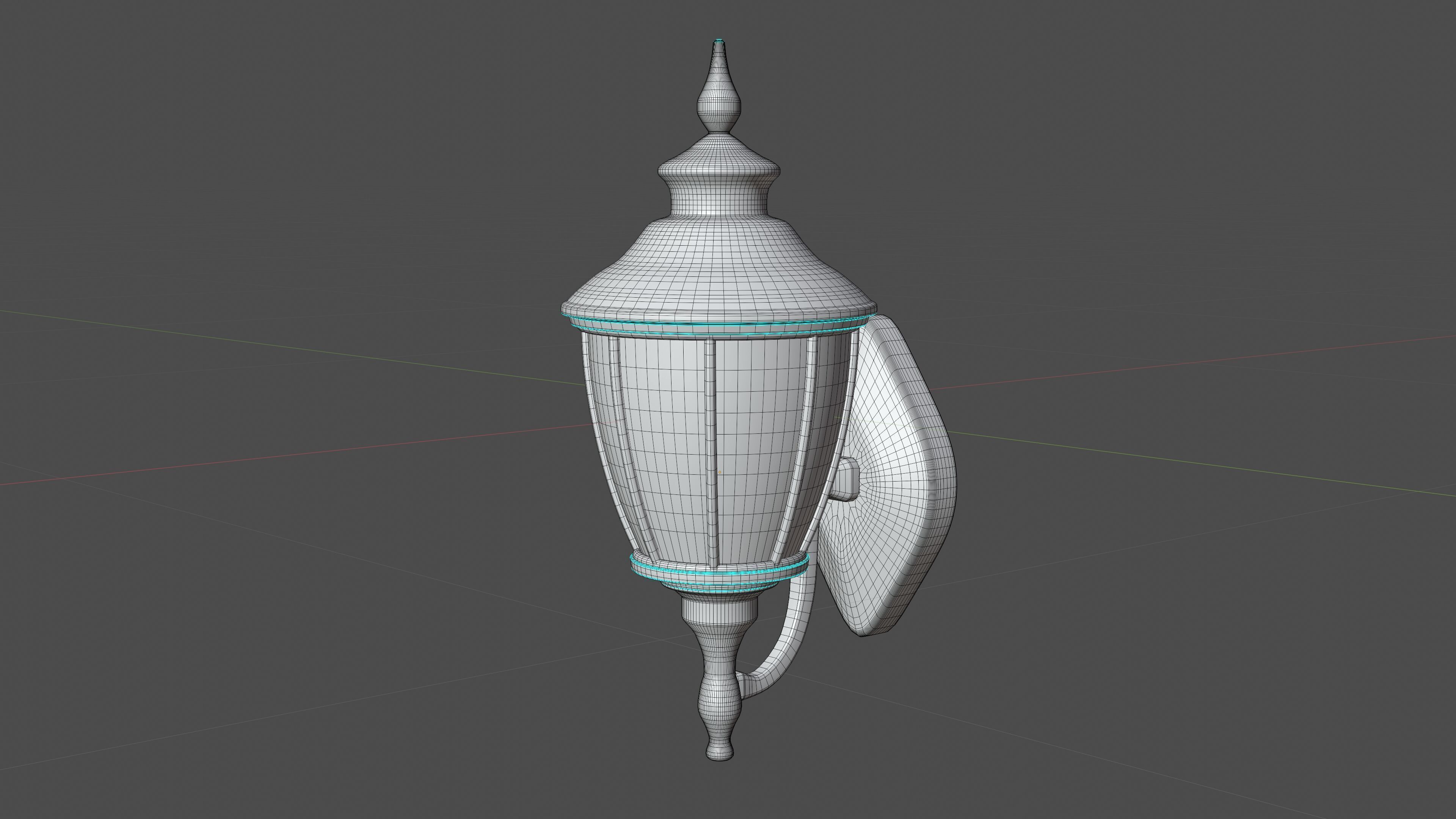 Wall Light 3D Model 3D model_6