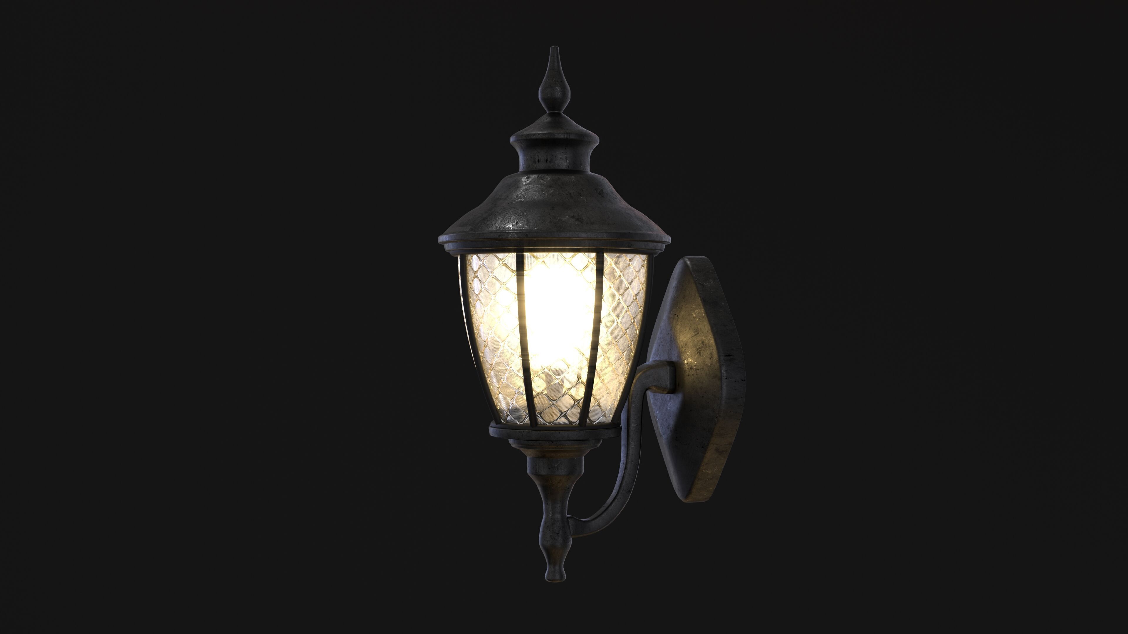 Wall Light 3D Model 3D model_10