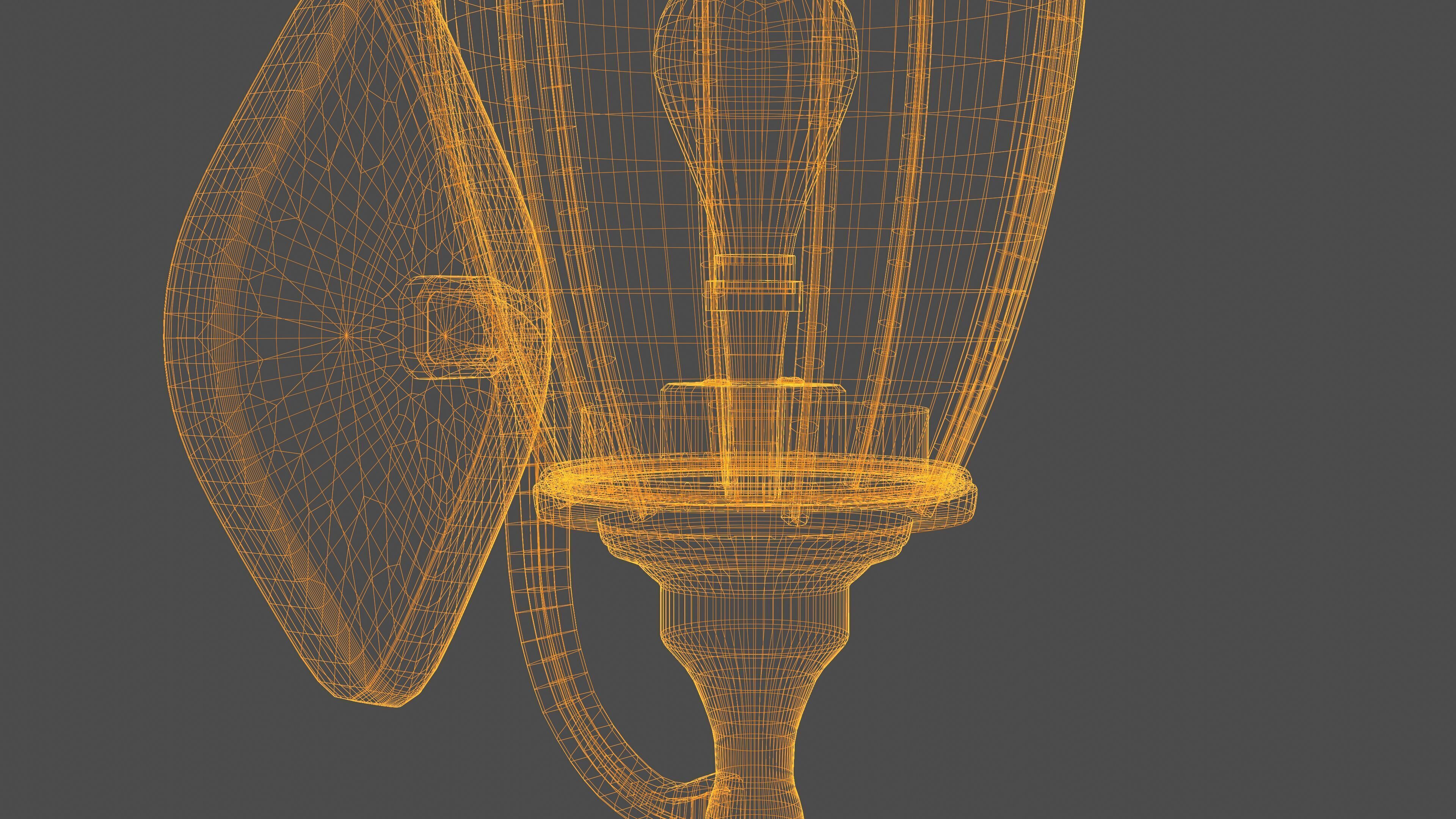 Wall Light 3D Model 3D model_3