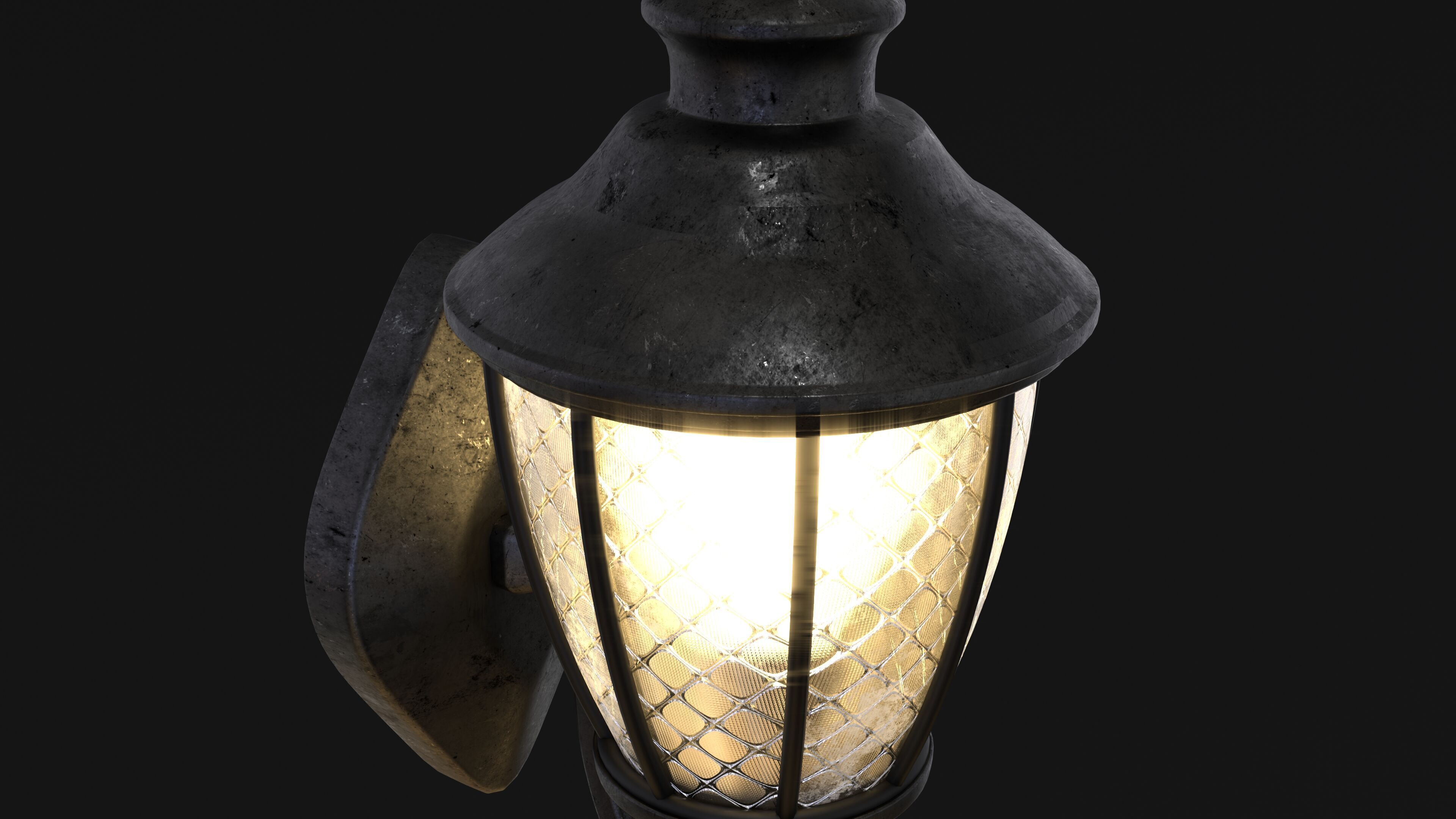 Wall Light 3D Model 3D model_4