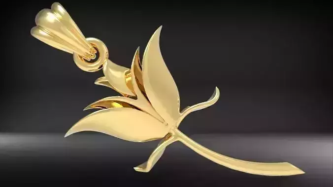Rose Flower 3D model Jewelry