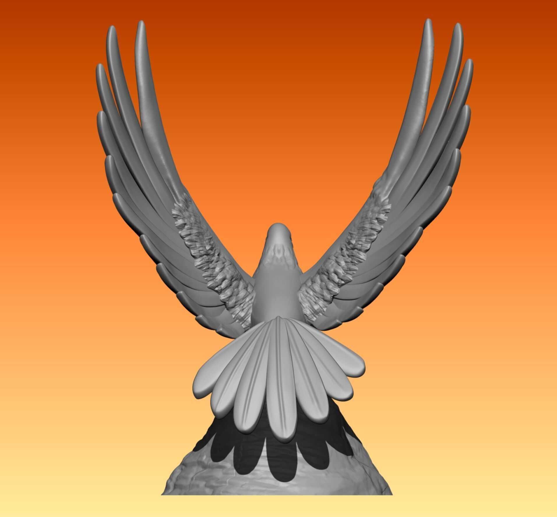 dove pigeon 3D print model_2