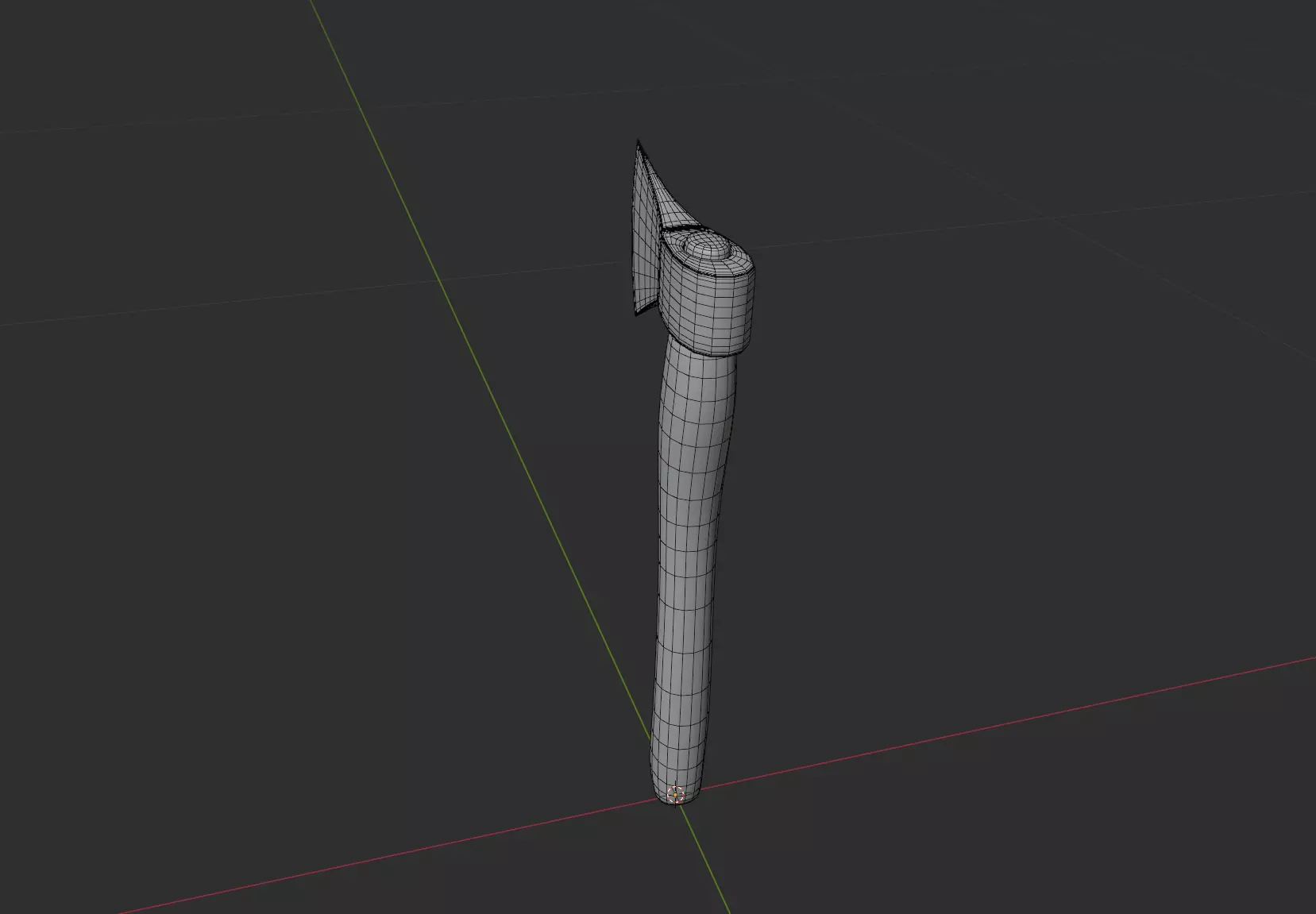 Game-Ready Axe Low-poly 3D model_8
