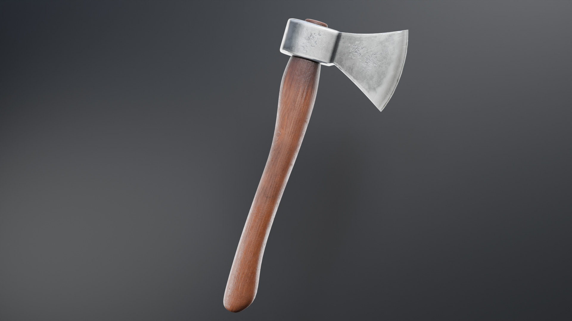 Game-Ready Axe Low-poly 3D model_7