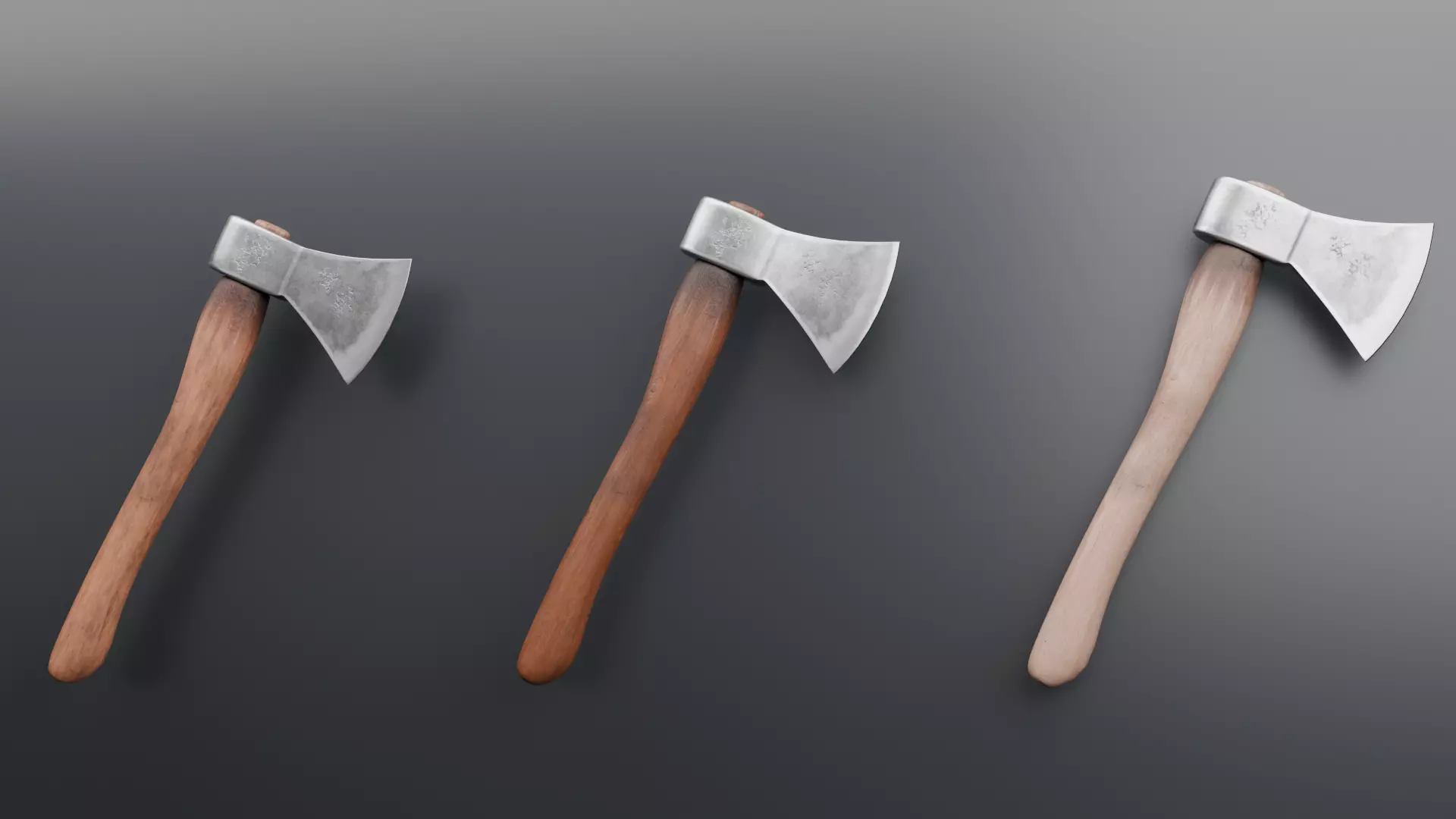 Game-Ready Axe Low-poly 3D model_0