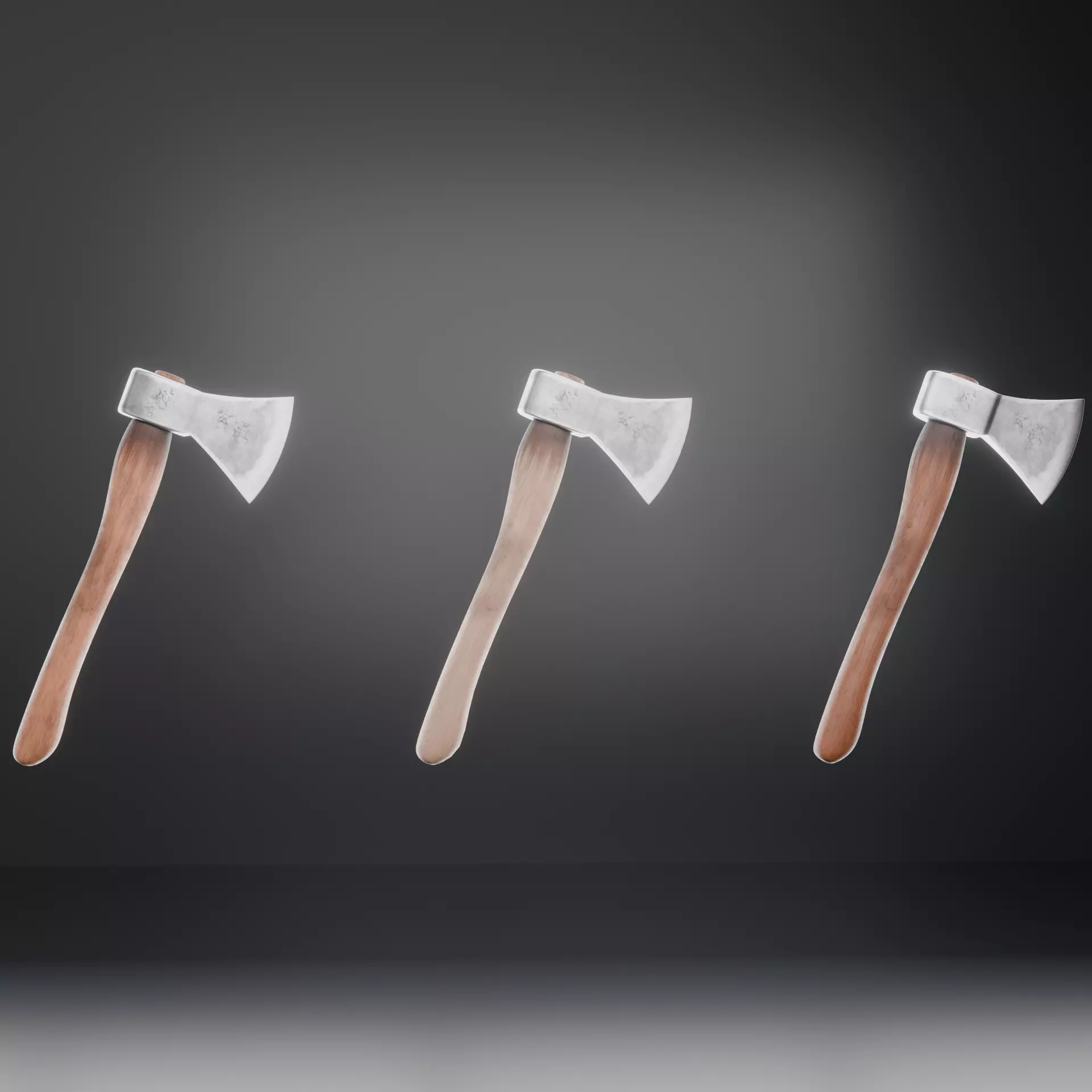 Game-Ready Axe Low-poly 3D model_5