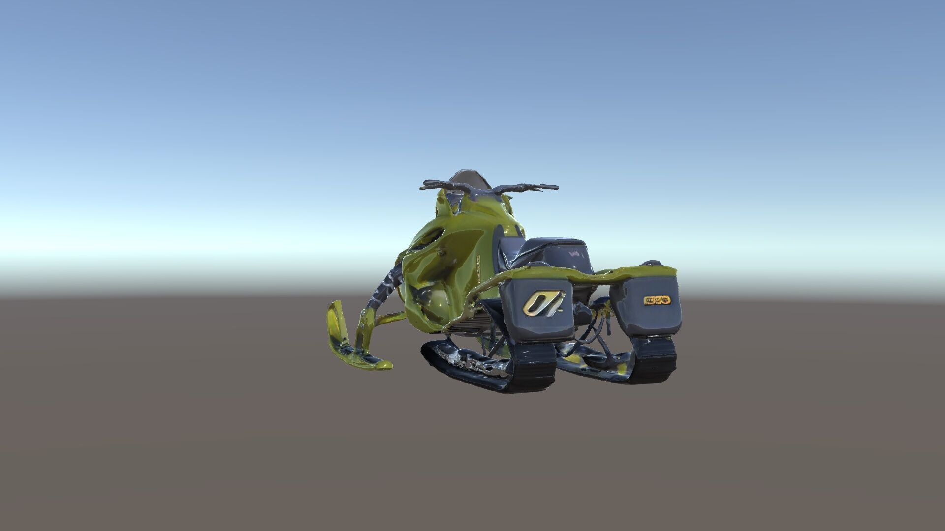 HighPerformance Snowmobile Model Pack Low-poly 3D model_5