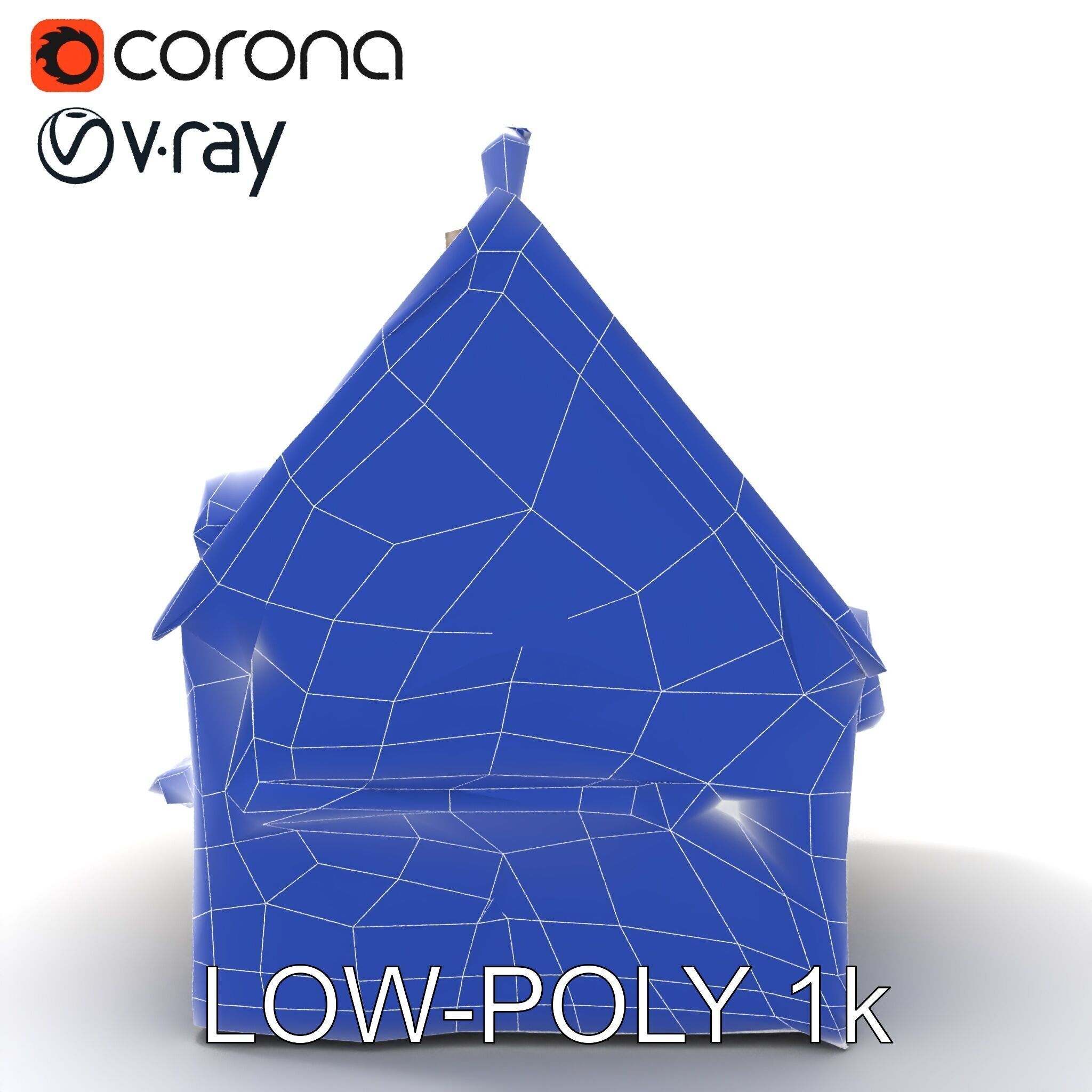 Medieval Cottage House Model Pack Low-poly 3D model_18