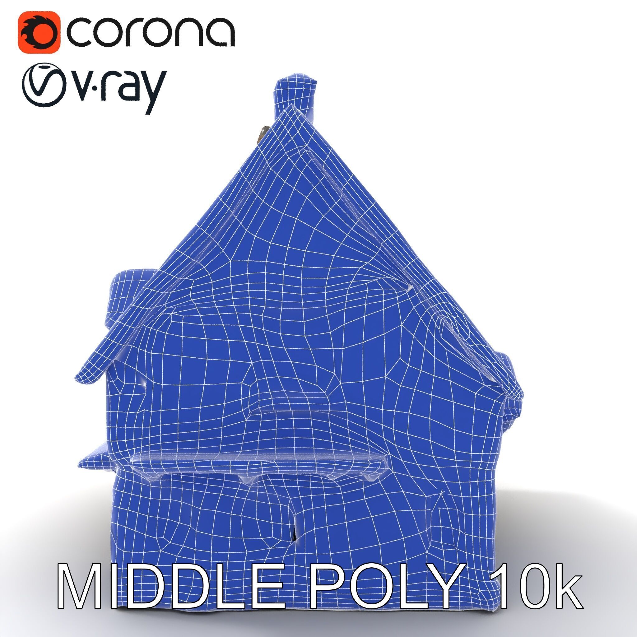Medieval Cottage House Model Pack Low-poly 3D model_28
