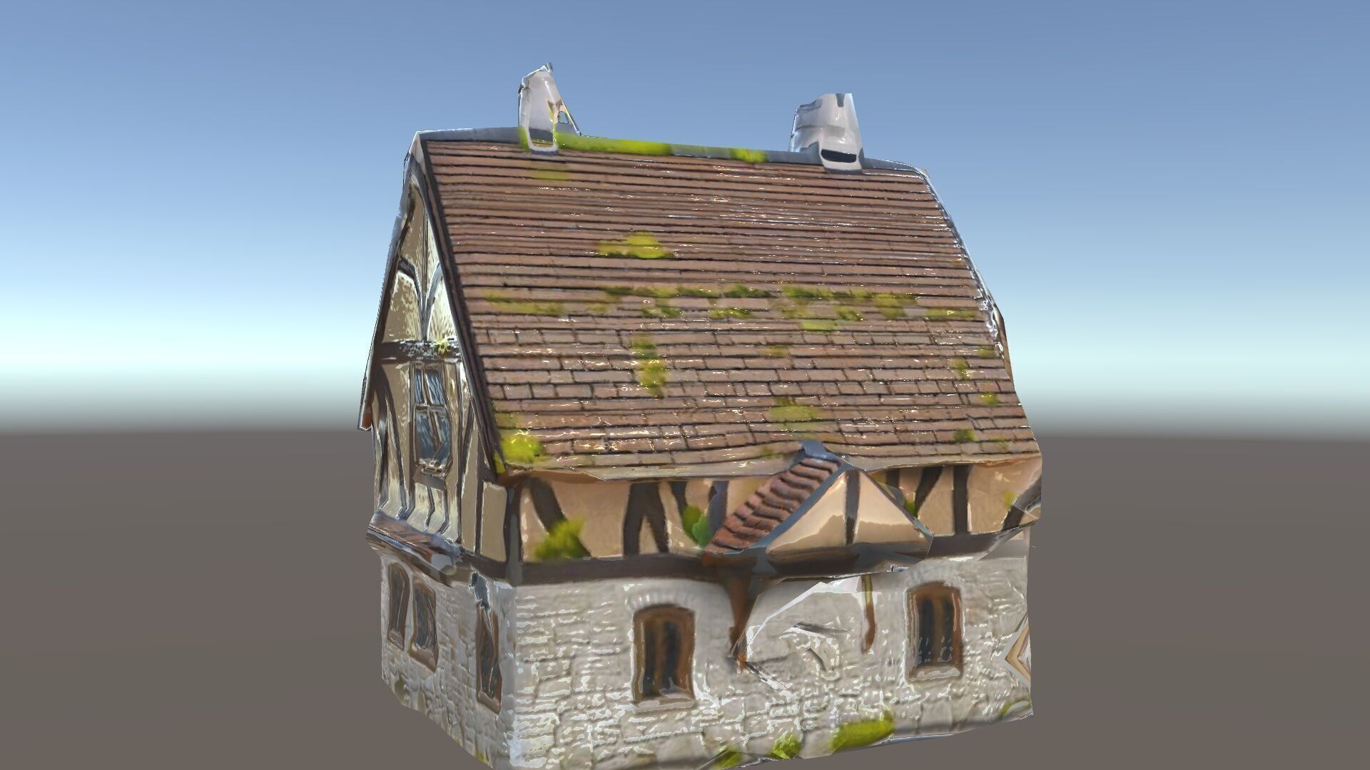 Medieval Cottage House Model Pack Low-poly 3D model_24