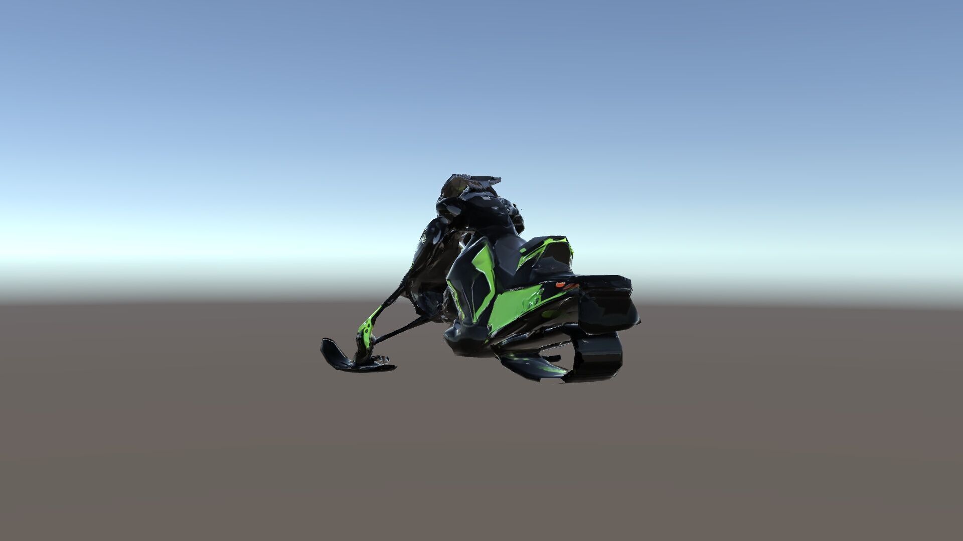 Snowmobile Model Pack with Detailed Features Low-poly 3D model_10
