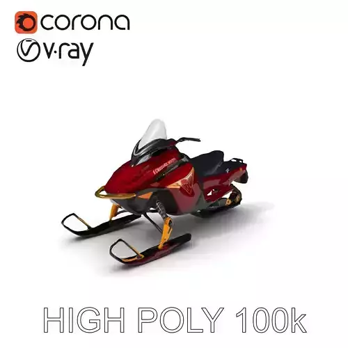 HighPerformance Snowmobile D Model Pack