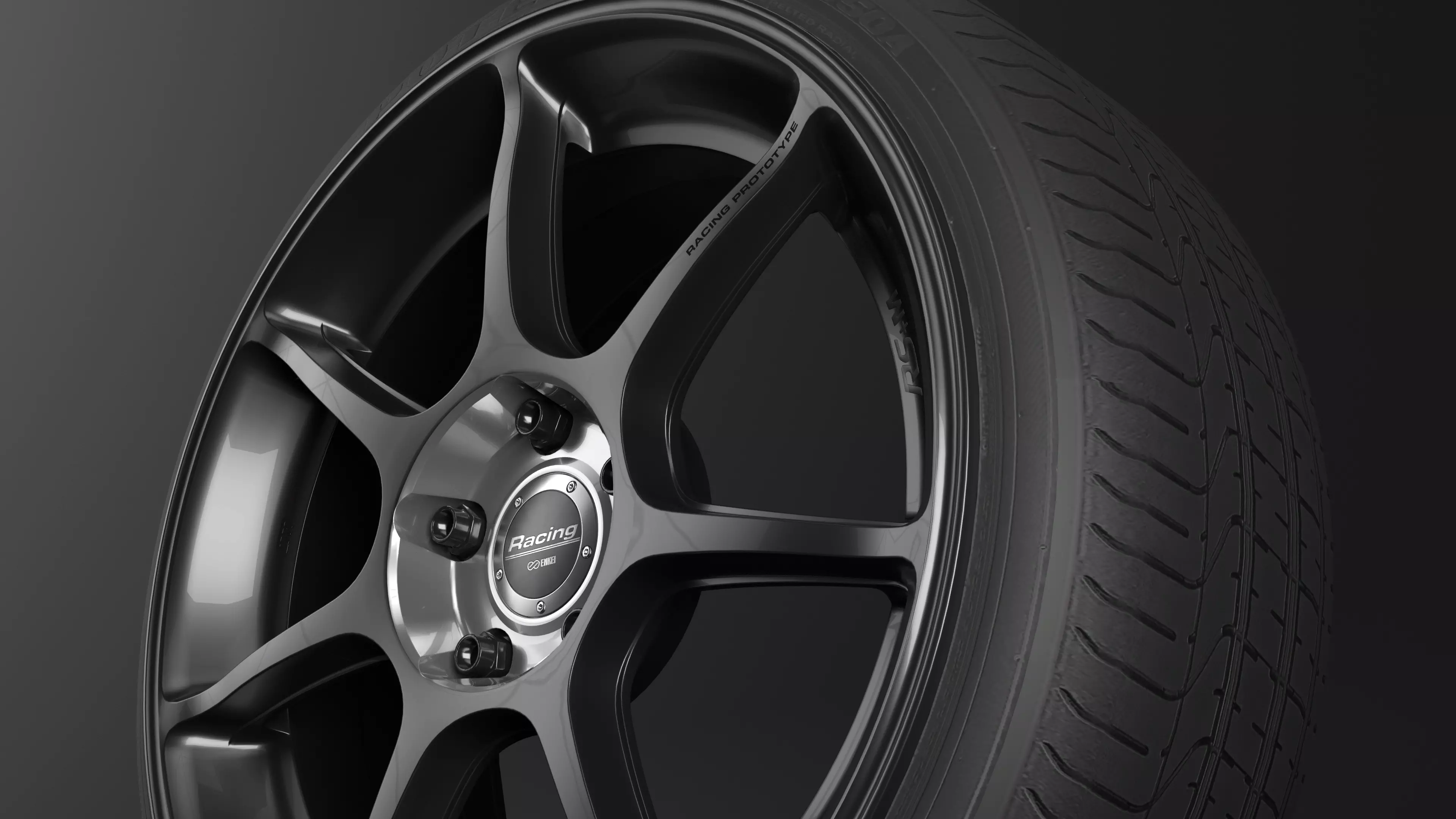 Enkei RS-M Low-poly 3D model_0