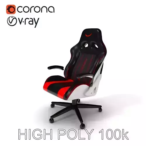 Ergonomic Gaming Chair D Model Pack
