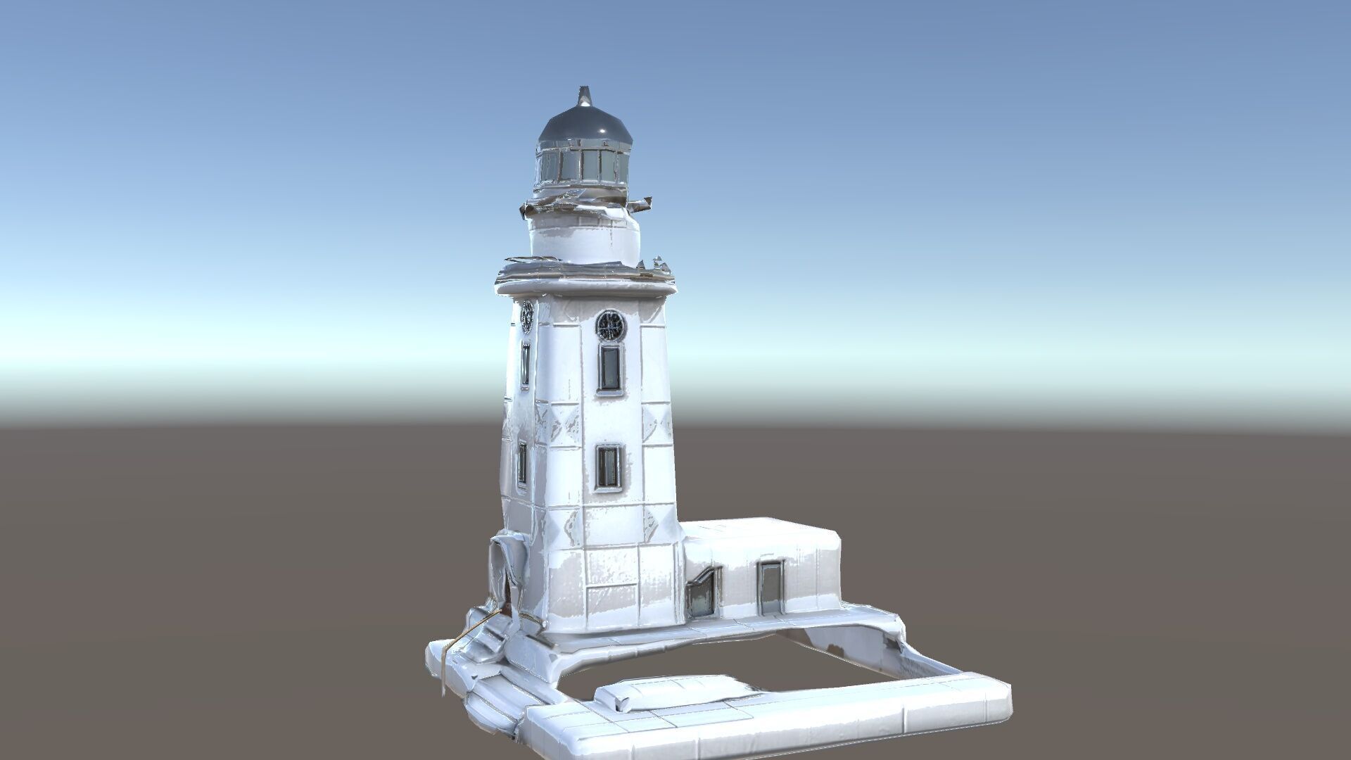 Classic Lighthouse model pack for architectural visualization Low-poly 3D model_23
