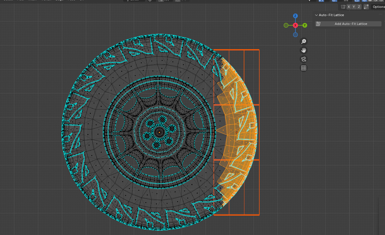 Volume Auto-Fit Lattice Addon for Blender 3D model_3