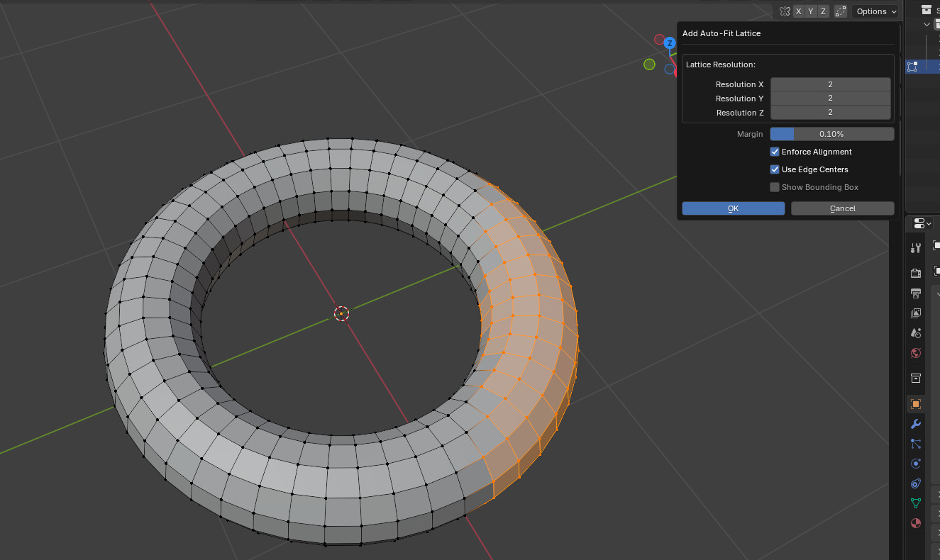 Volume Auto-Fit Lattice Addon for Blender 3D model_6