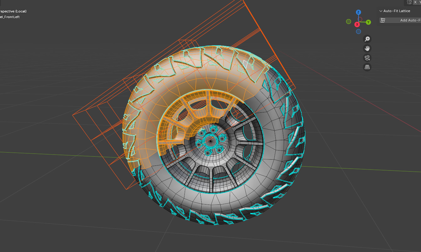 Volume Auto-Fit Lattice Addon for Blender 3D model_4