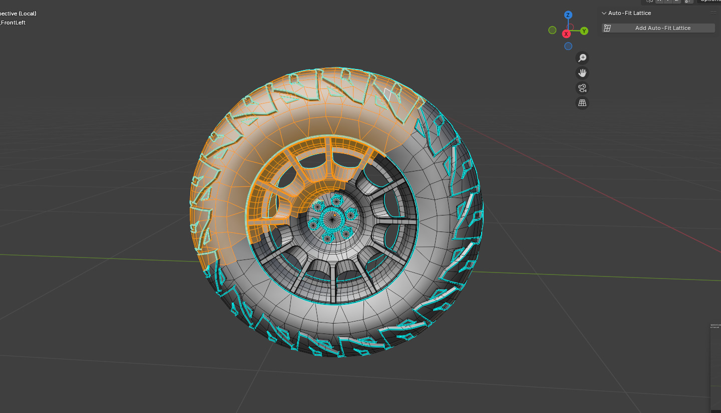 Volume Auto-Fit Lattice Addon for Blender 3D model_5