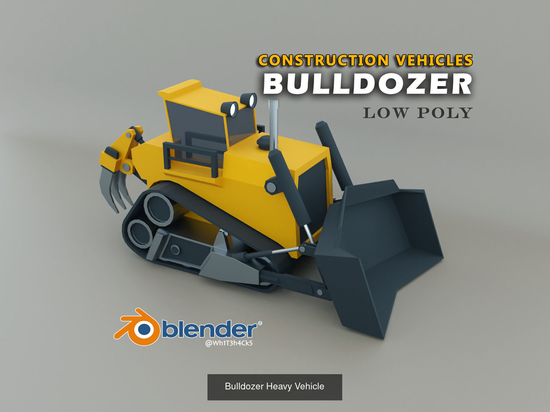 24 Heavy Vehicles - Mega Pack Low-poly 3D Model Collection_6