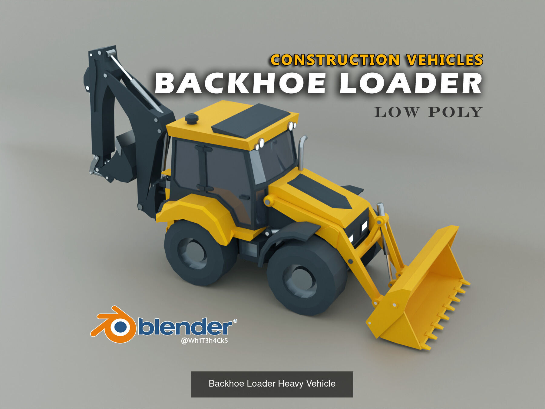 24 Heavy Vehicles - Mega Pack Low-poly 3D Model Collection_5