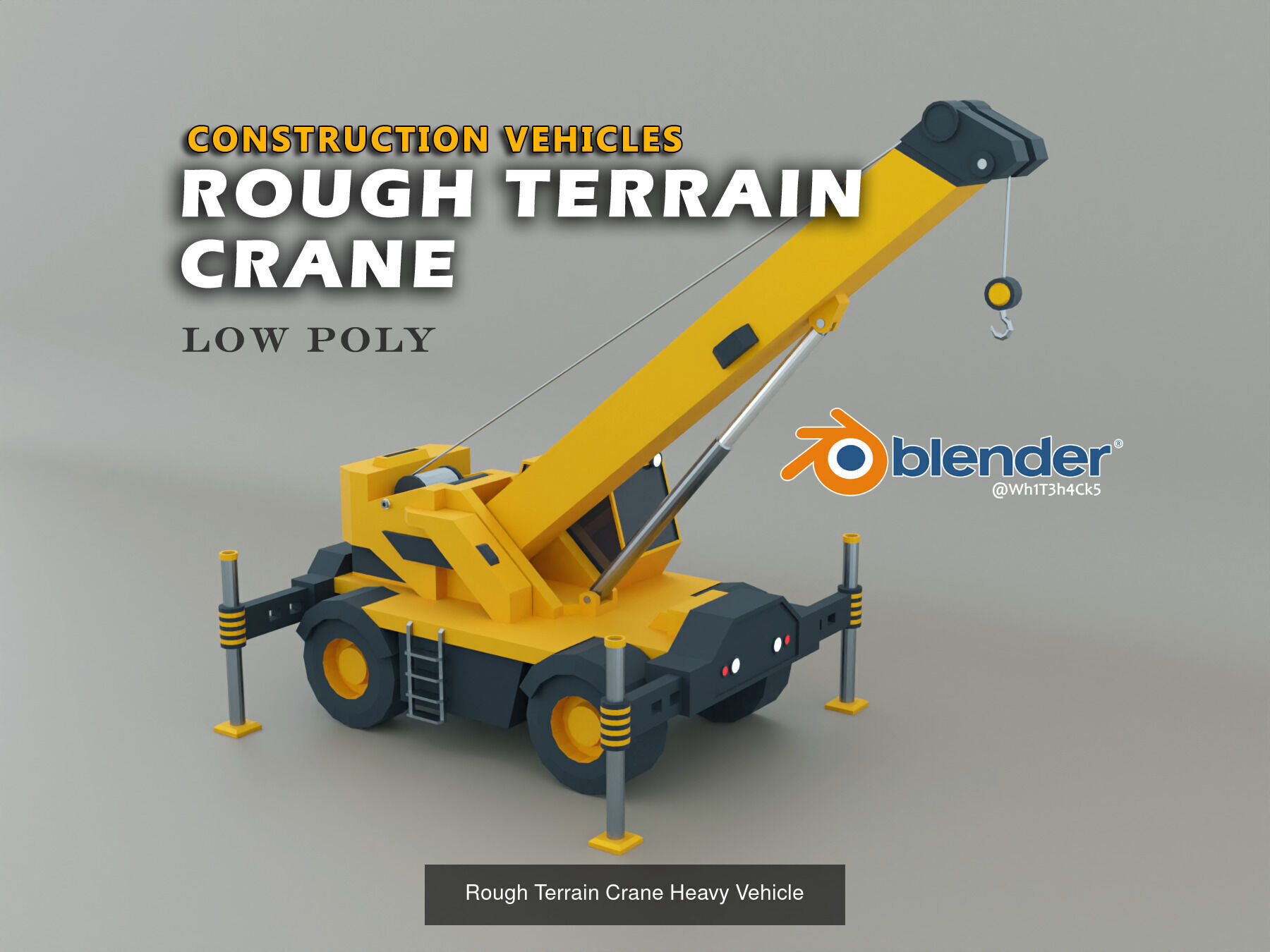 24 Heavy Vehicles - Mega Pack Low-poly 3D Model Collection_19