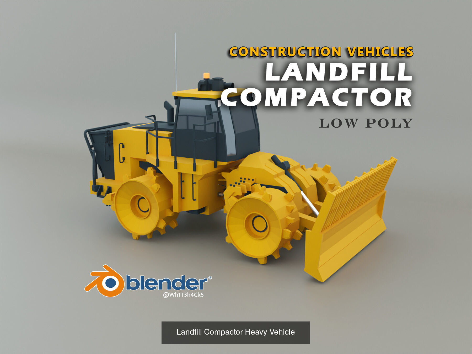 24 Heavy Vehicles - Mega Pack Low-poly 3D Model Collection_11