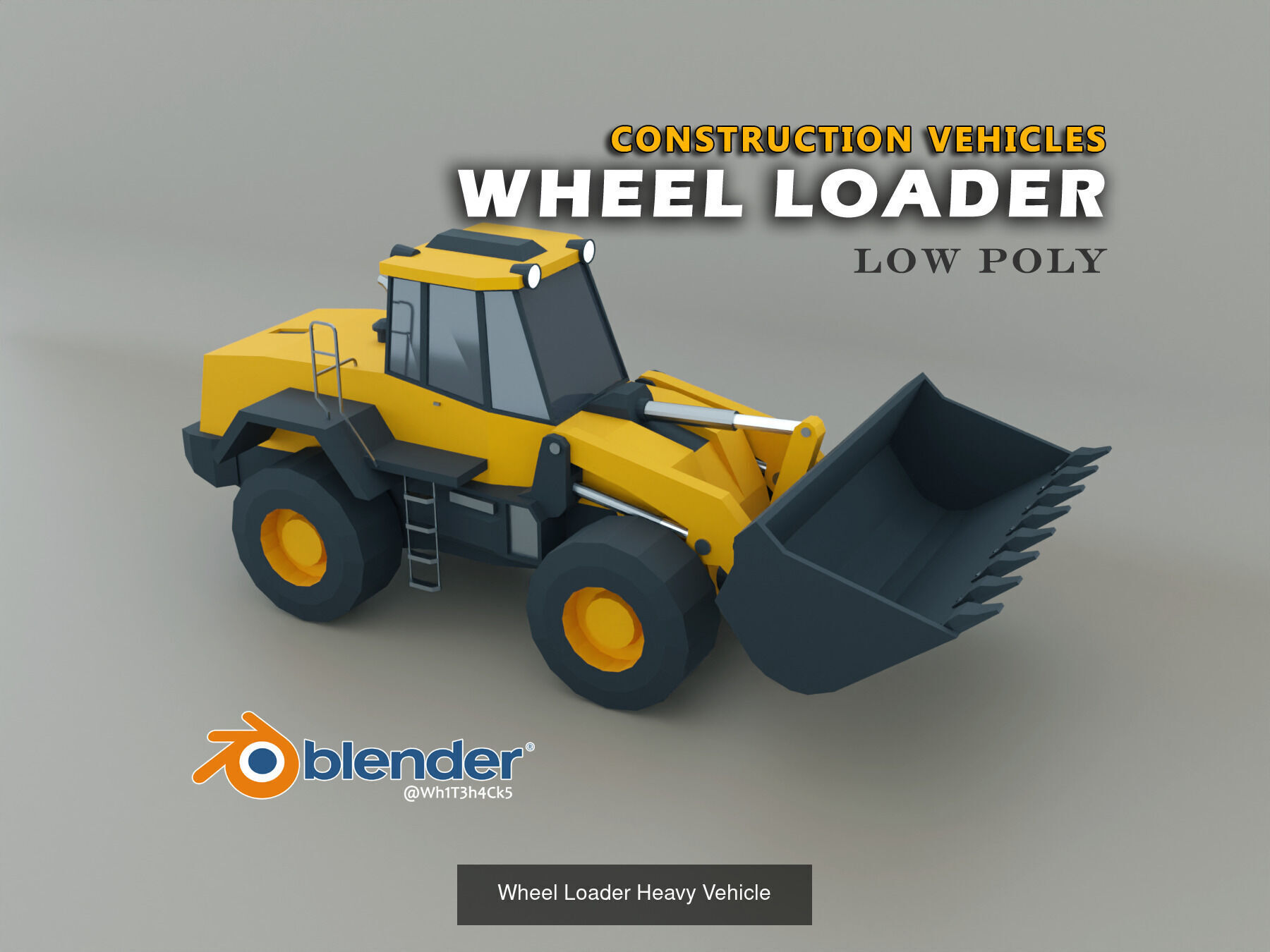 24 Heavy Vehicles - Mega Pack Low-poly 3D Model Collection_25