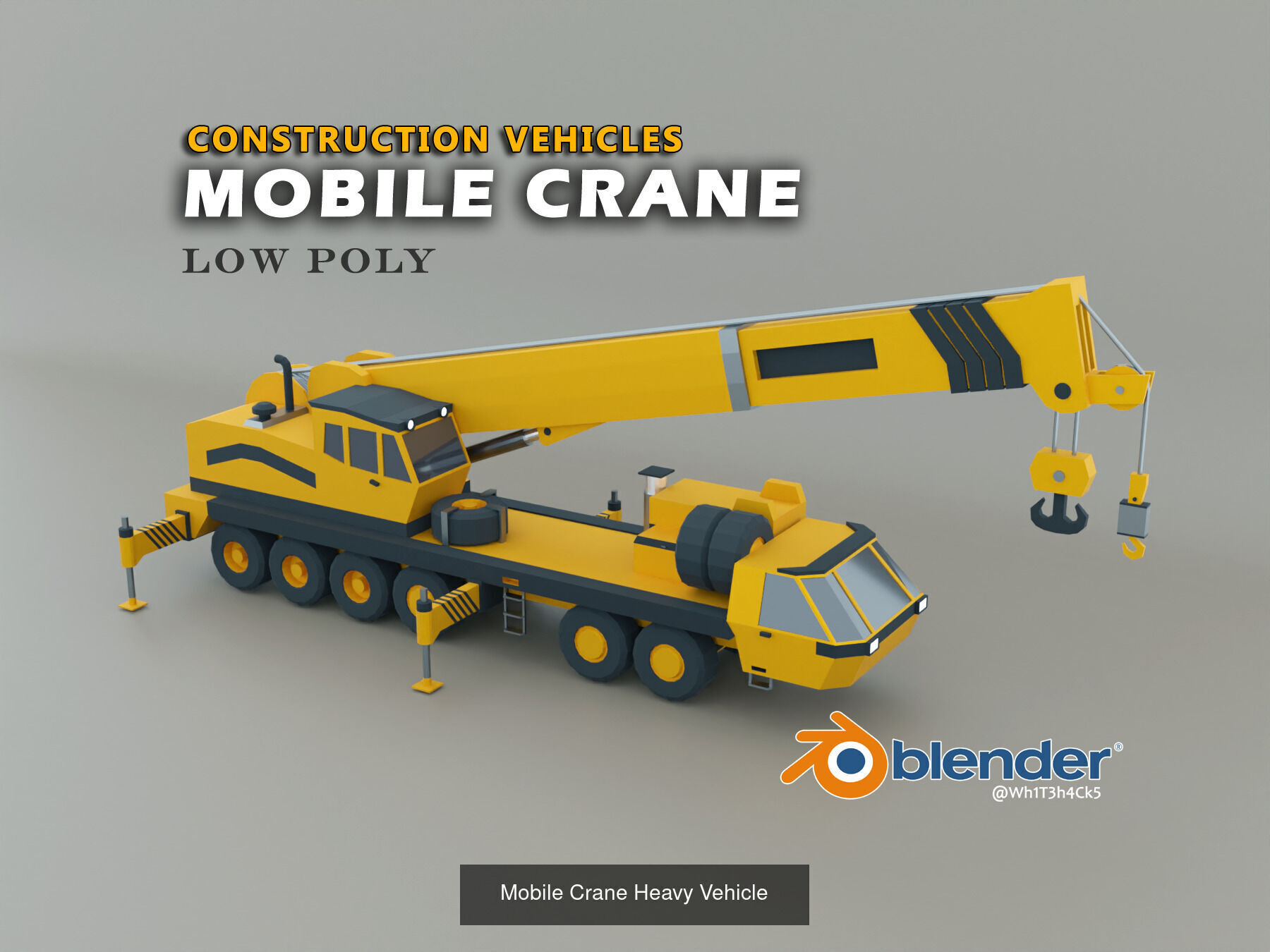 24 Heavy Vehicles - Mega Pack Low-poly 3D Model Collection_13