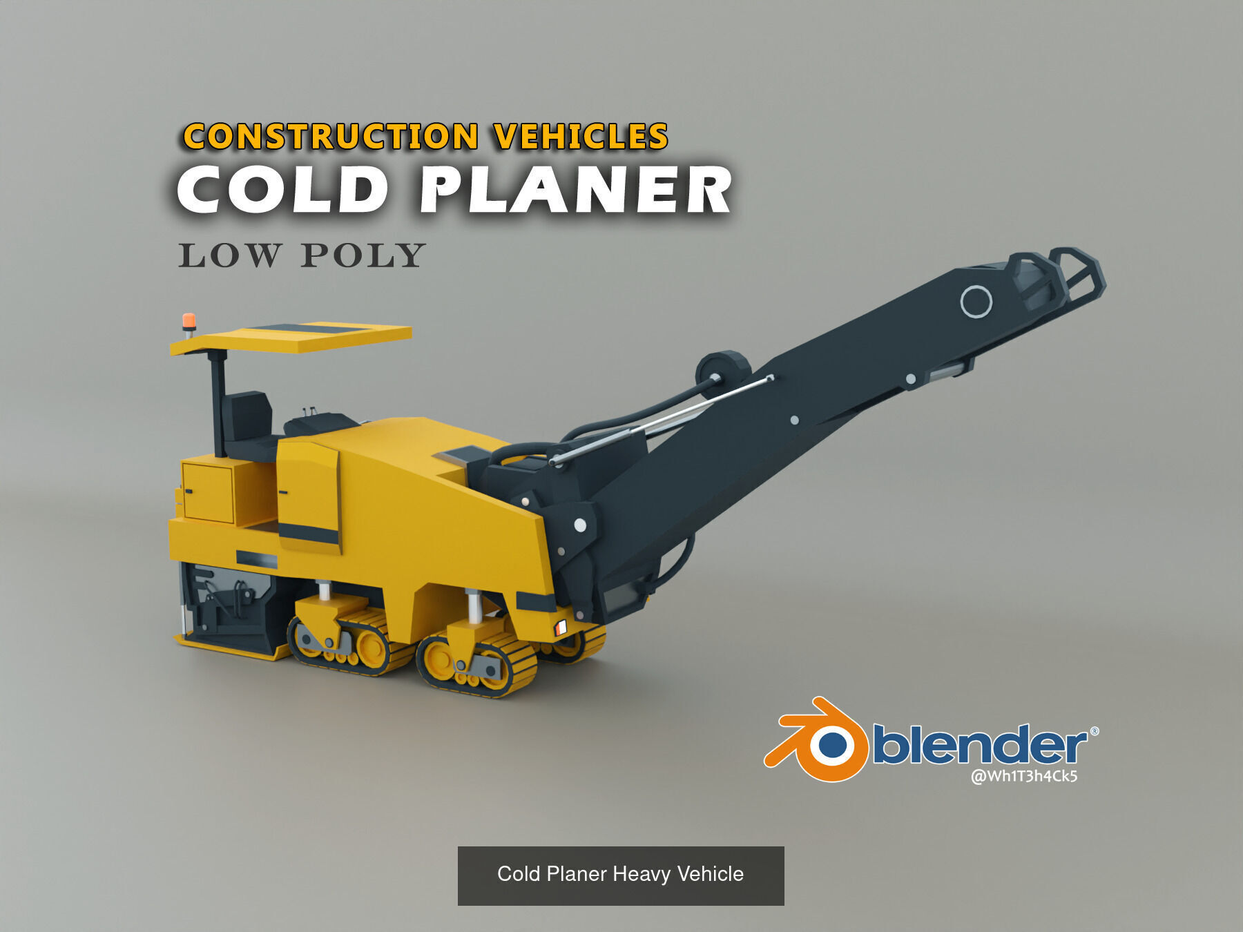 24 Heavy Vehicles - Mega Pack Low-poly 3D Model Collection_7