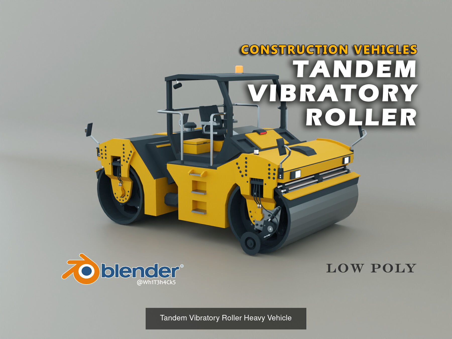 24 Heavy Vehicles - Mega Pack Low-poly 3D Model Collection_21