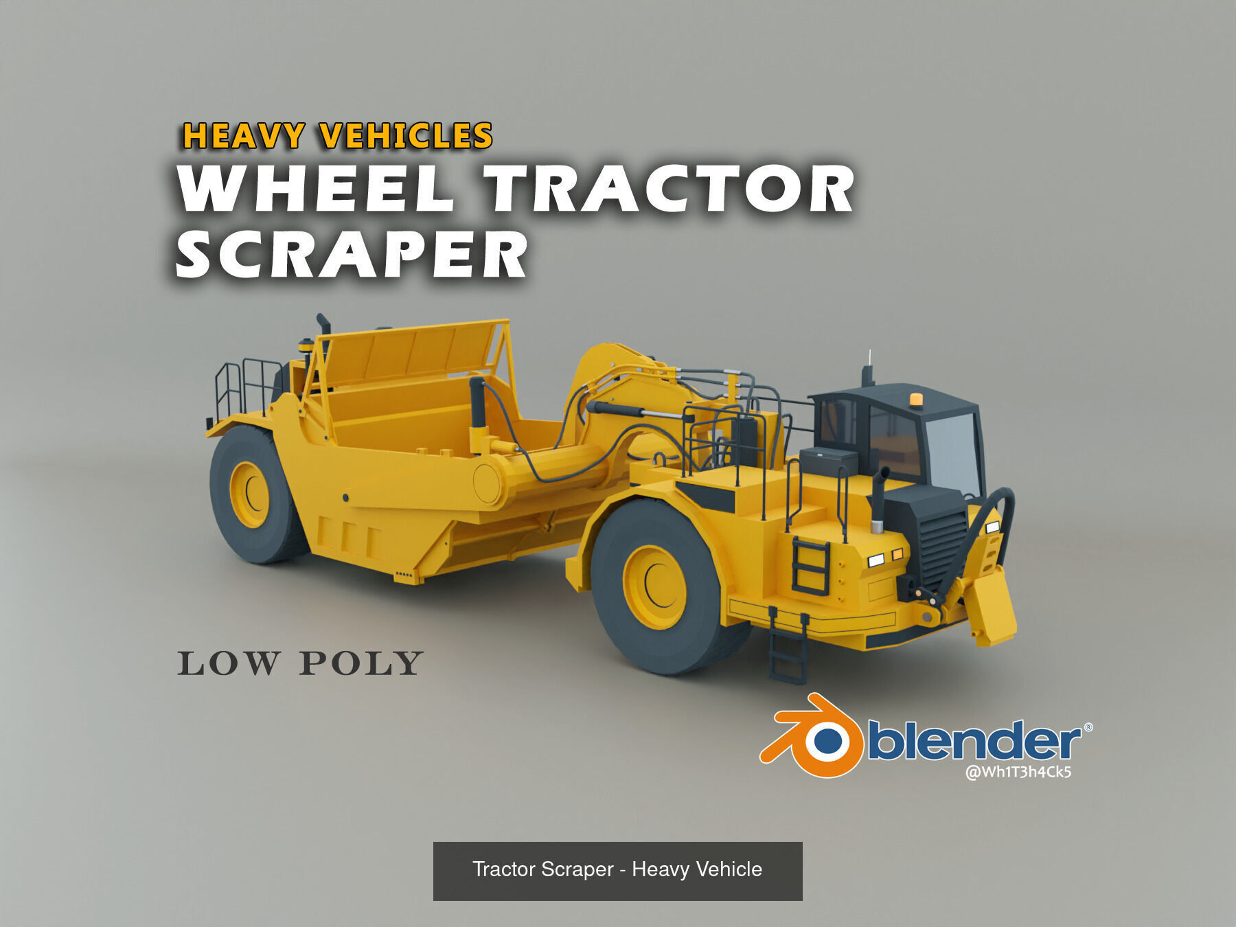 24 Heavy Vehicles - Mega Pack Low-poly 3D Model Collection_20