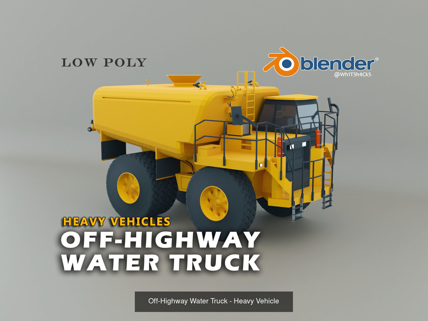 24 Heavy Vehicles - Mega Pack Low-poly 3D Model Collection_15