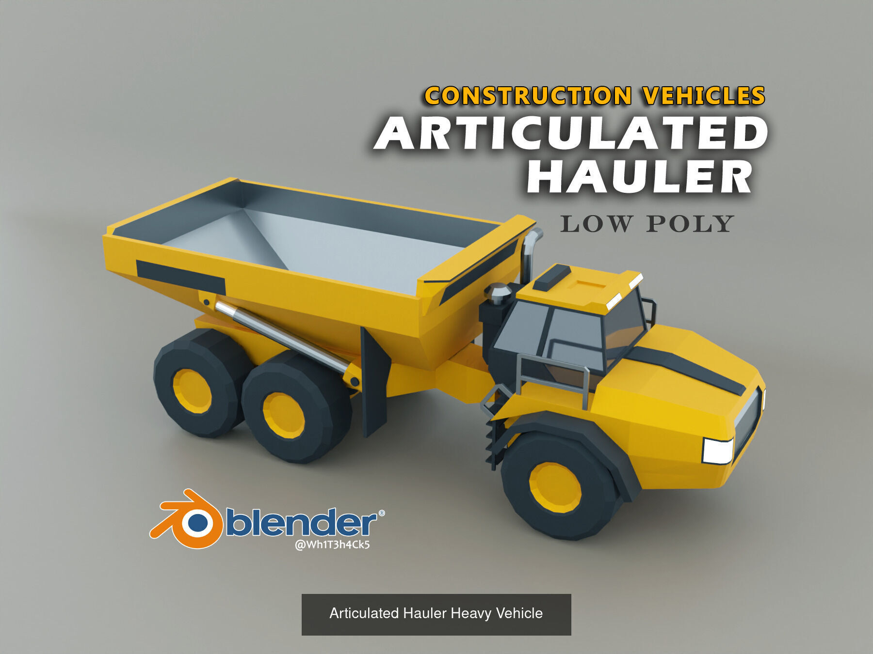 24 Heavy Vehicles - Mega Pack Low-poly 3D Model Collection_3