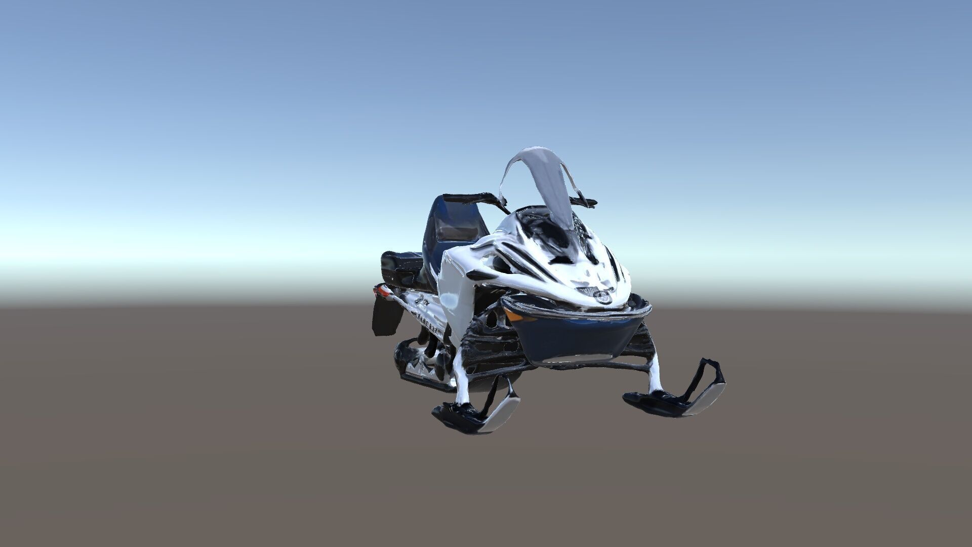 Snowmobile D Model Pack for Games and Animation Low-poly 3D model_5