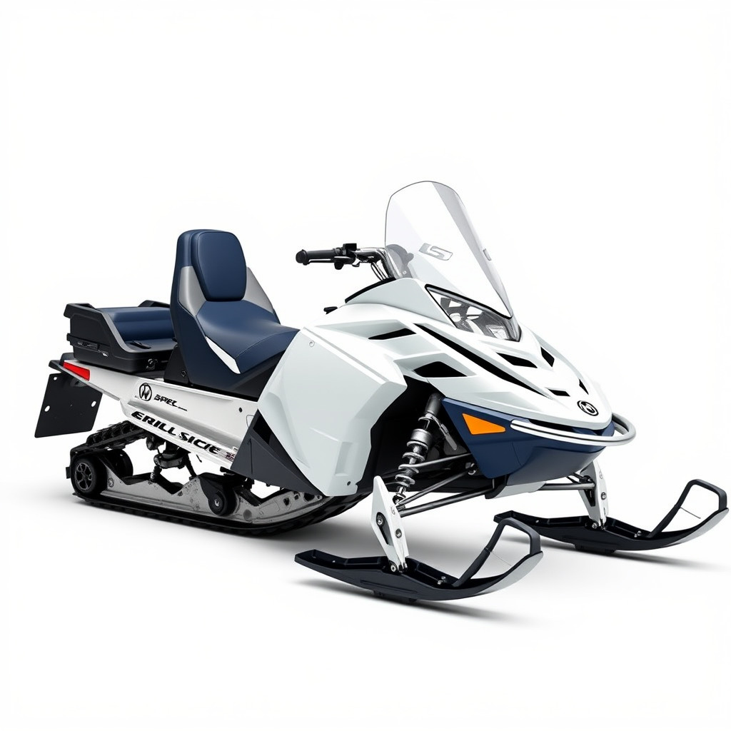 Snowmobile D Model Pack for Games and Animation Low-poly 3D model_4