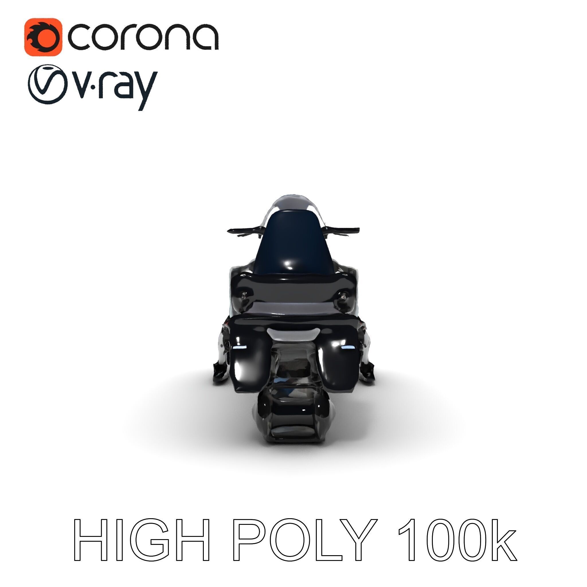 Snowmobile D Model Pack for Games and Animation Low-poly 3D model_17